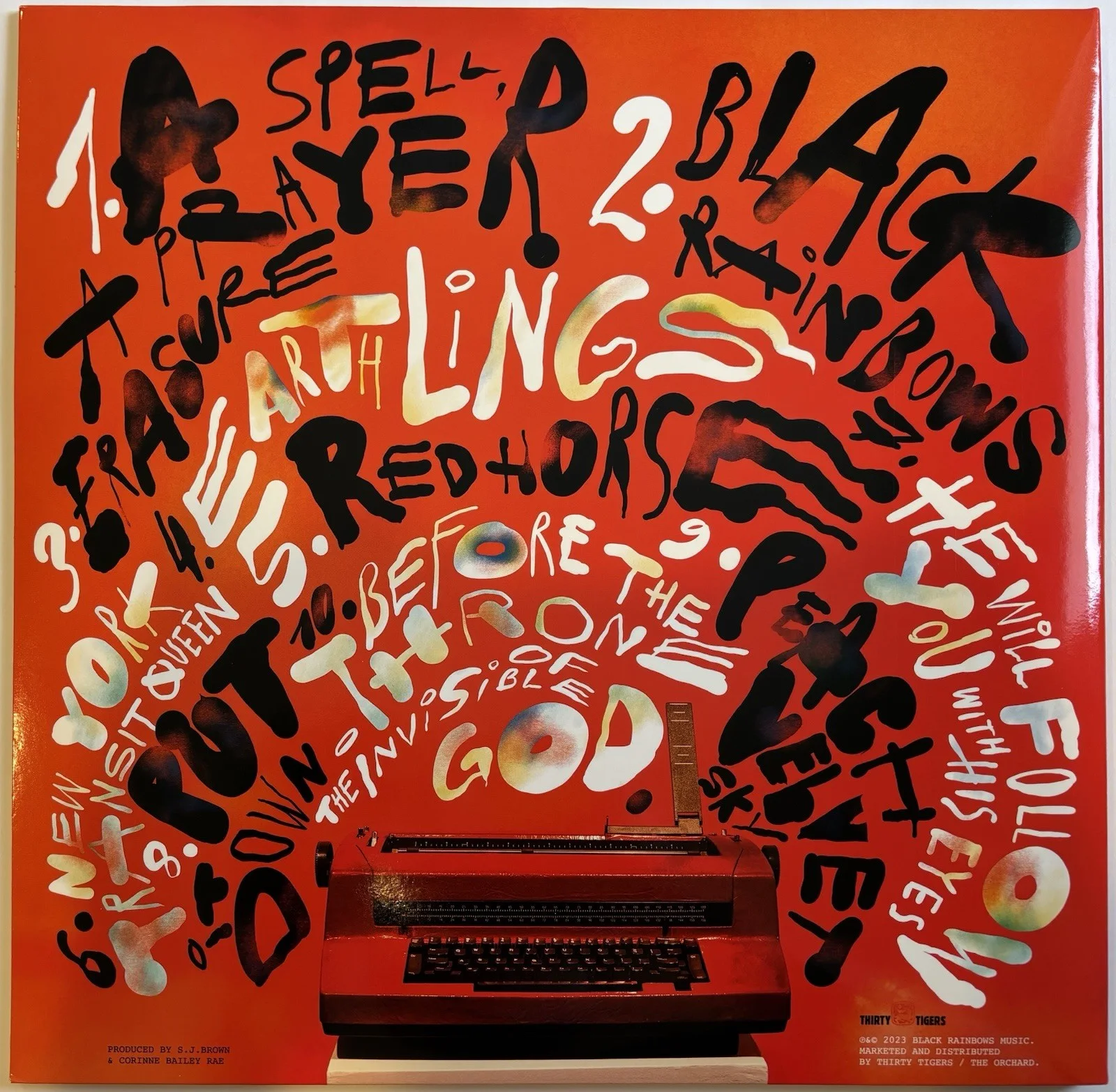 Corinne Bailey Rae Autographed/Signed Black Rainbows Vinyl Album 2LP Exact Proof, изображение 3