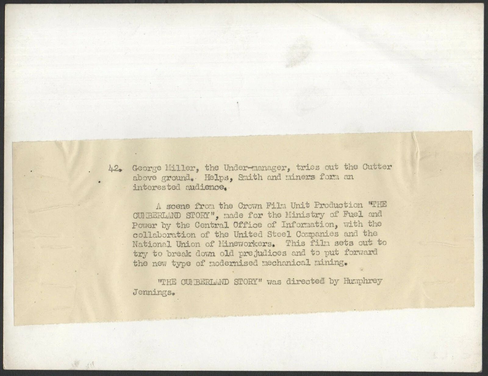 CUMBERLAND STORY 1948 Humphrey Jennings Crown Film Unit STILL, изображение 2