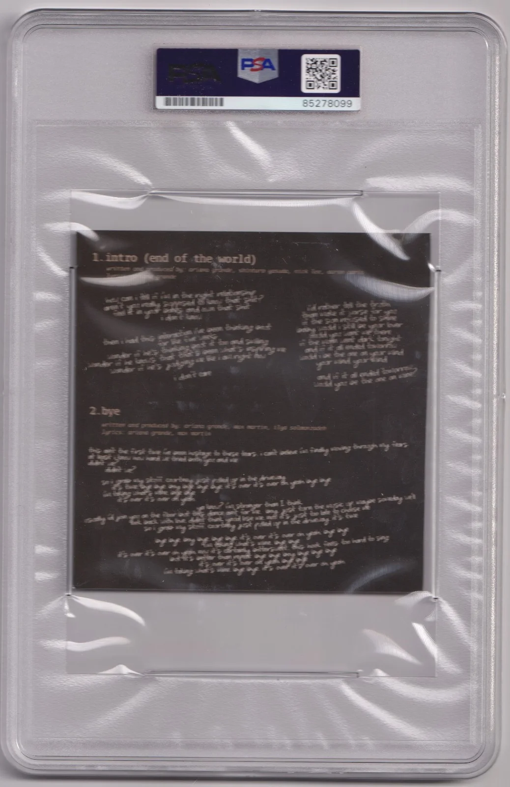ARIANA GRANDE Eternal Sunshine CD Signed AUTO Cover PSA DNA Certified Sexy!, изображение 2