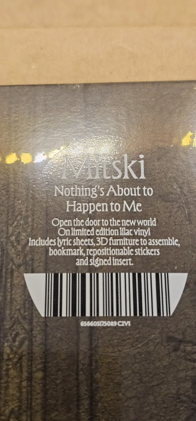 *SIGNED* MITSKI Nothings About To Happen To Me NEW Lilac Vinyl SHIPS NOW, image 2