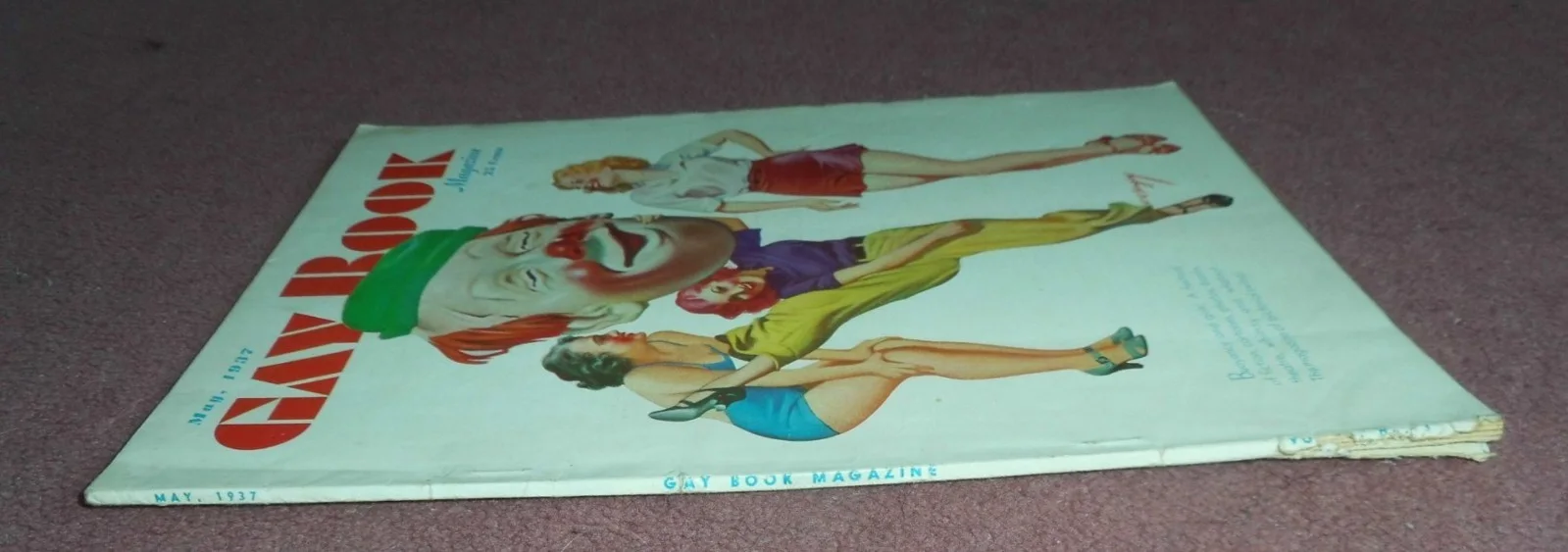 GAY BOOK MAGAZINE (1937) US mag FINE MINUS CONDITION (5.5), изображение 3