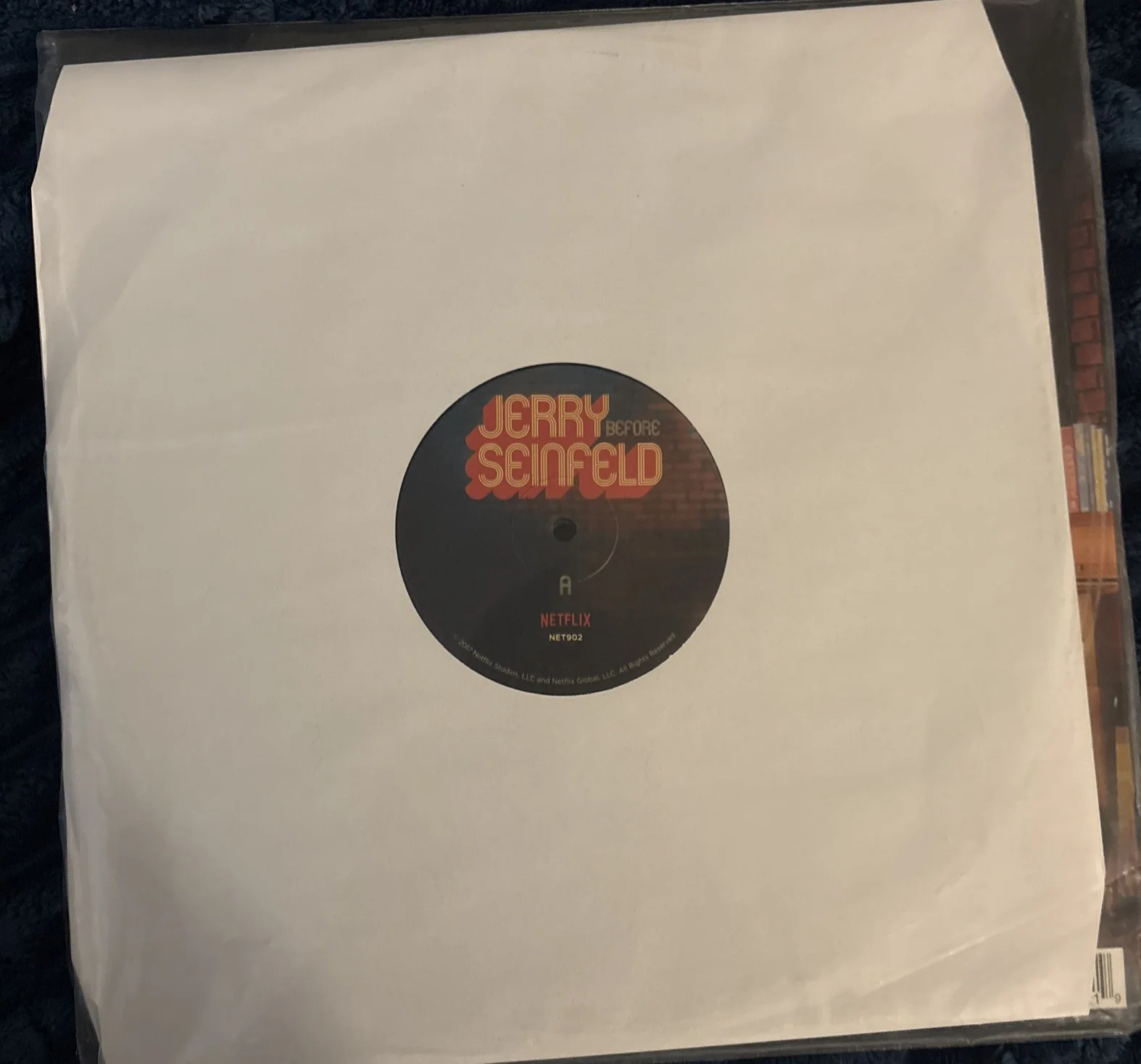 Jerry Seinfeld signed autographed vinyl Netflix, image 2