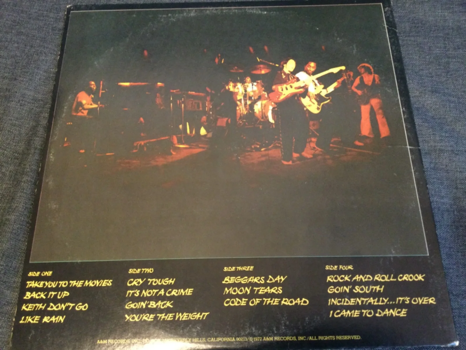 Nils Lofgren - Signed - Night After Night 1977 2LP Record A&M 3707 - Nils & Tom, изображение 4