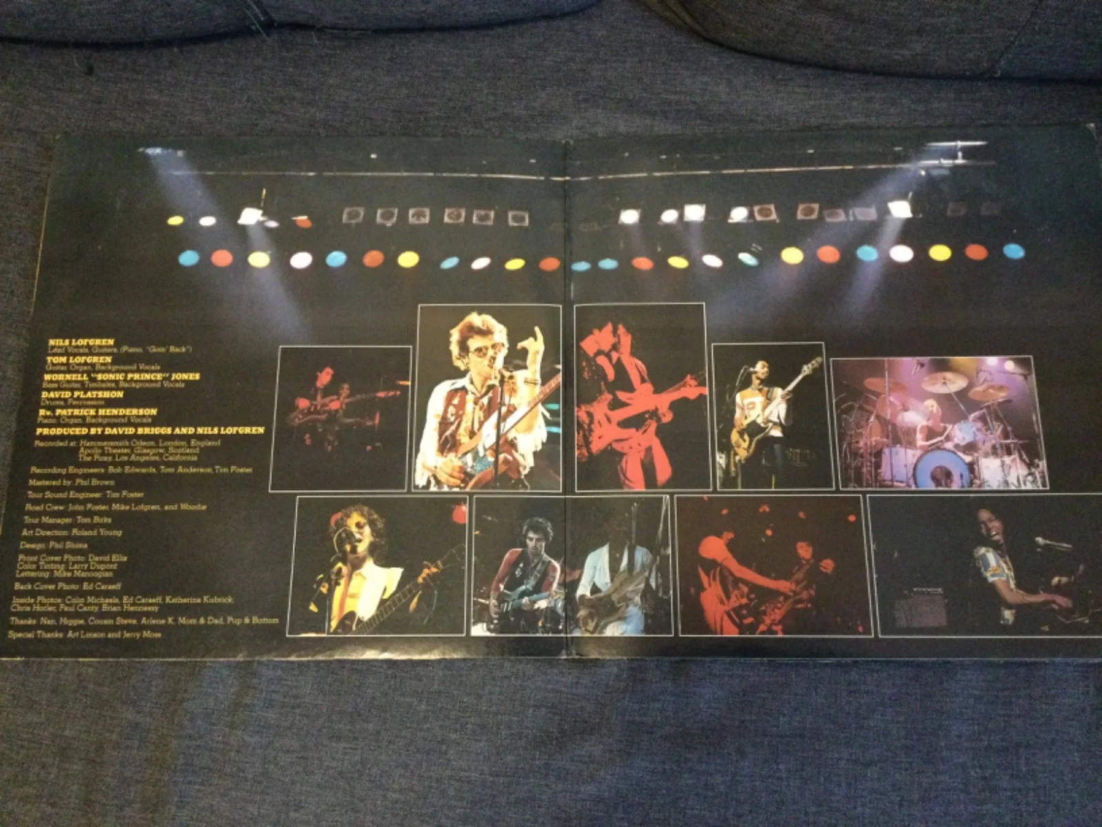 Nils Lofgren - Signed - Night After Night 1977 2LP Record A&M 3707 - Nils & Tom, изображение 5