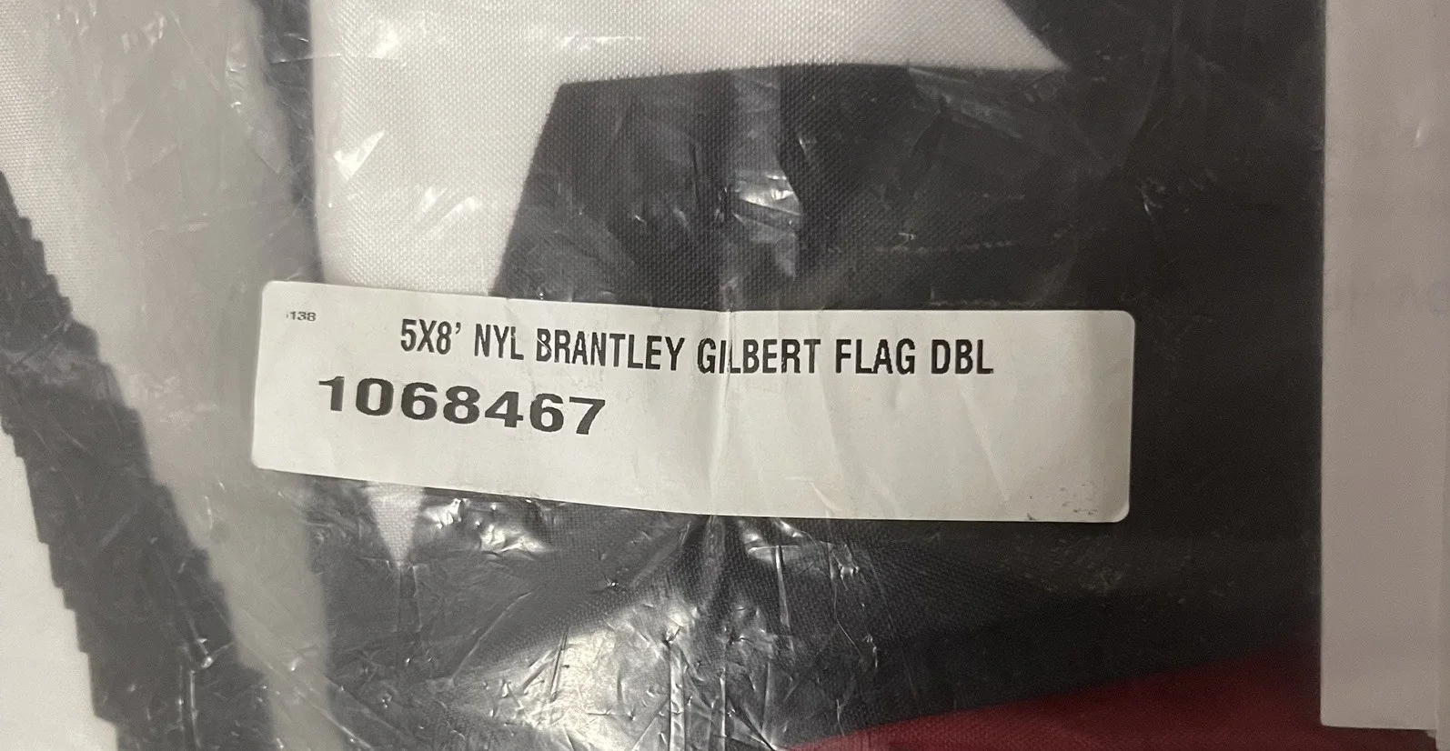 Brantley Gilbert Signed 8’ X 5’ Flag Autographed 09/12/2015, image 5