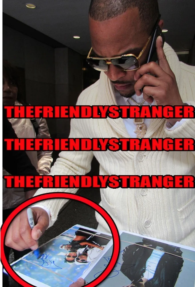 T.I. / Clifford Harris / TIP — Rapper T.I. signed 8x10 Photo EXACT PROOF b RIHANNA TIP Clifford Harris ACOA COA, image 3