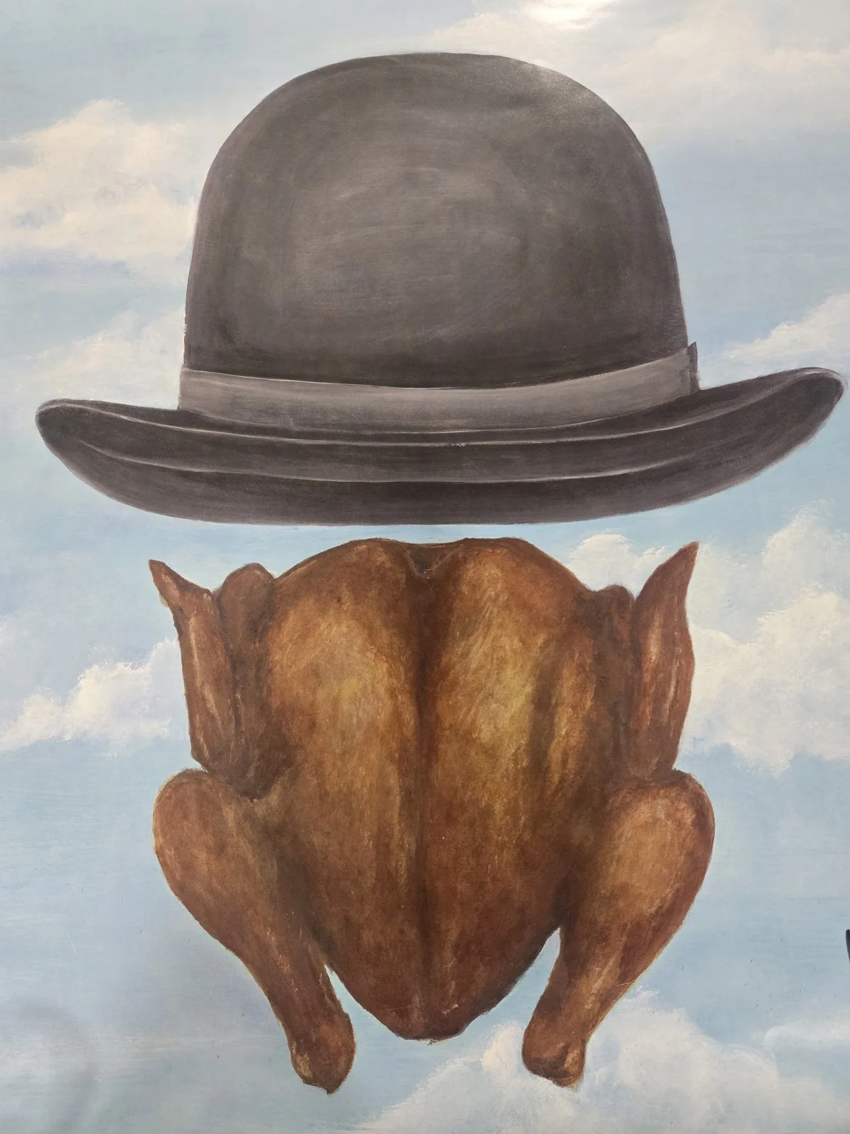 Alton Brown — ALTON BROWN Chicken With Bowler Good Eats SIGNED Poster 24x24, image 2