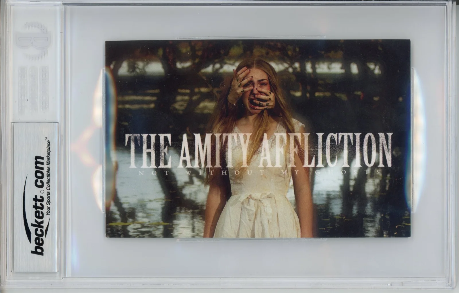 SIGNED The Amity Affliction Not Ghosts Album Art Card BAS Beckett COA AUTOGRAPH, image 2