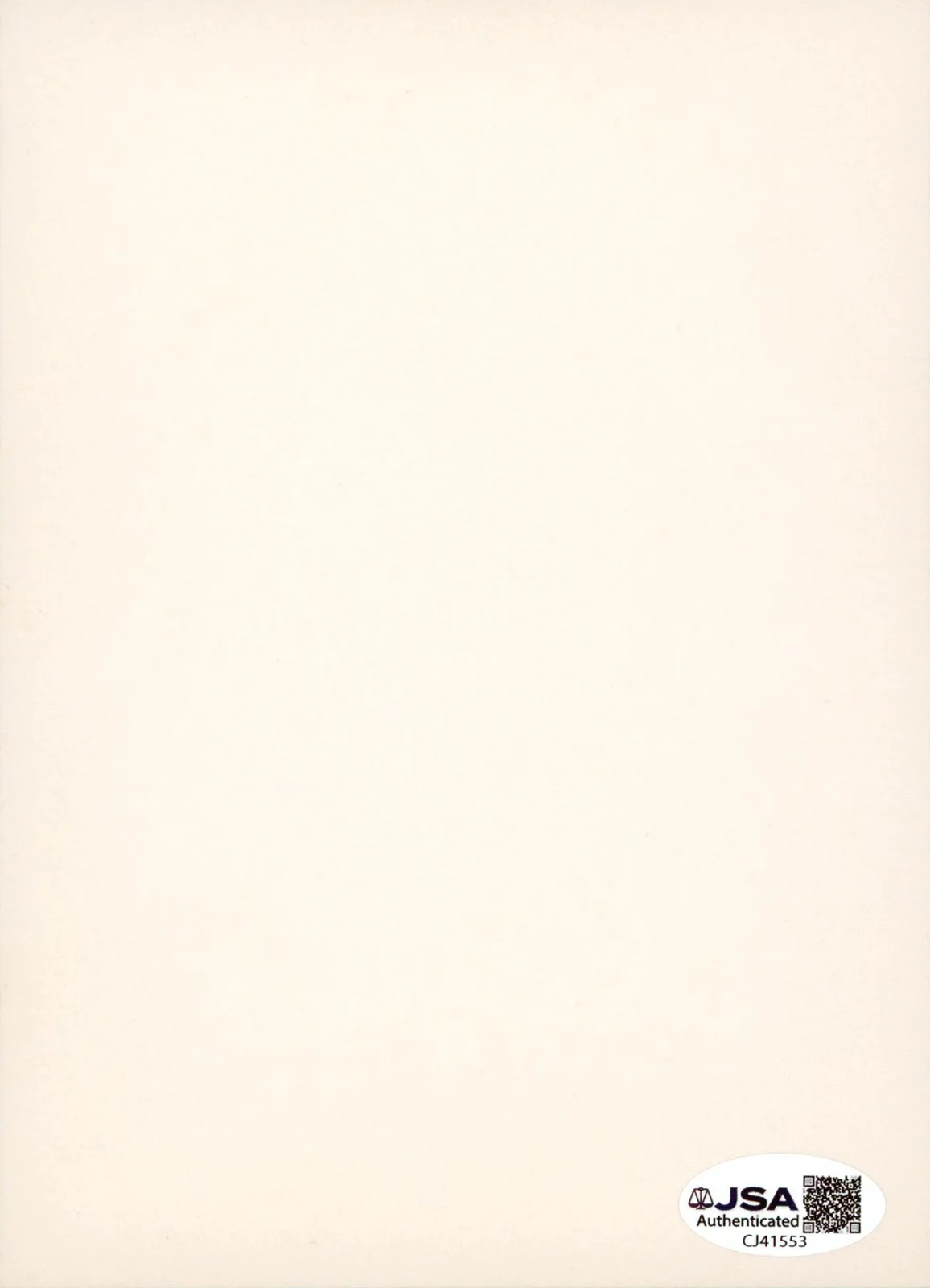 James Taylor — James Taylor "To Derek" Authentic Signed 4.5x6.25 Photo JSA #CJ41553, image 2