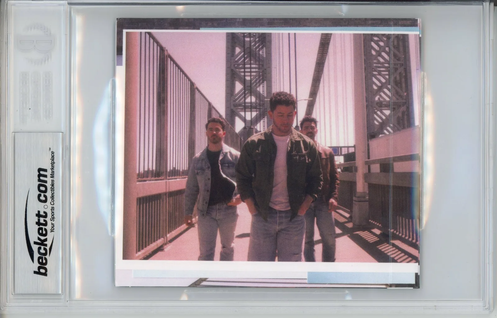 SIGNED The Jonas Brothers Greetings From Your Hometown CD Album BAS Beckett COA, image 2