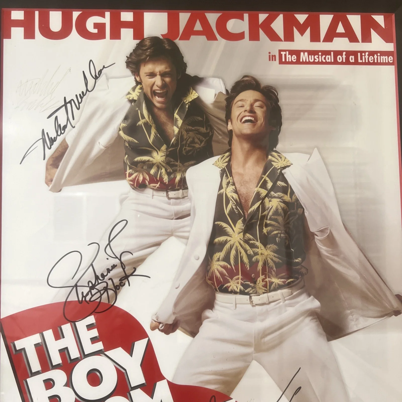 HUGH JACKMAN — HUGH JACKMAN Poster THE BOY FROM OZ BROADWAY Signed AUTOGRAPHED Stefanie Block, image 4