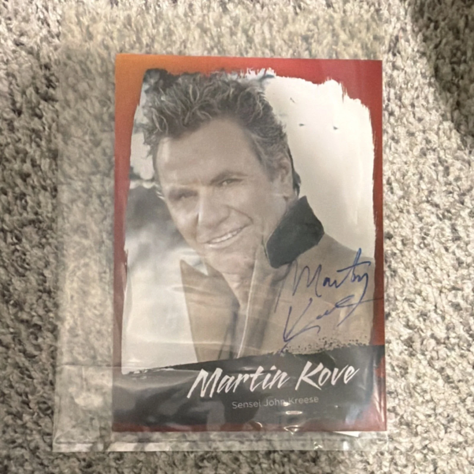 Martin Kove — Martin Kove Autographed karate kid Photo Iconic Ink Management COA