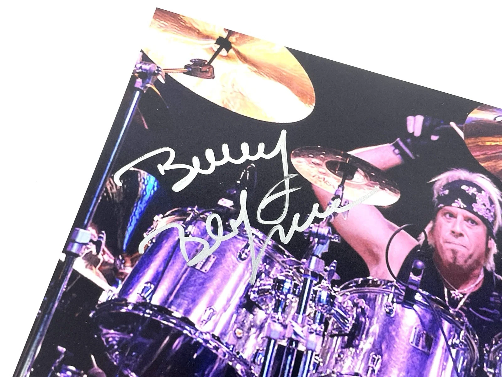 Ratt Bobby Blotzer Signed 11″ x 14″ Photo Live Drummer Shot JSA Certified COA 🥁, изображение 2