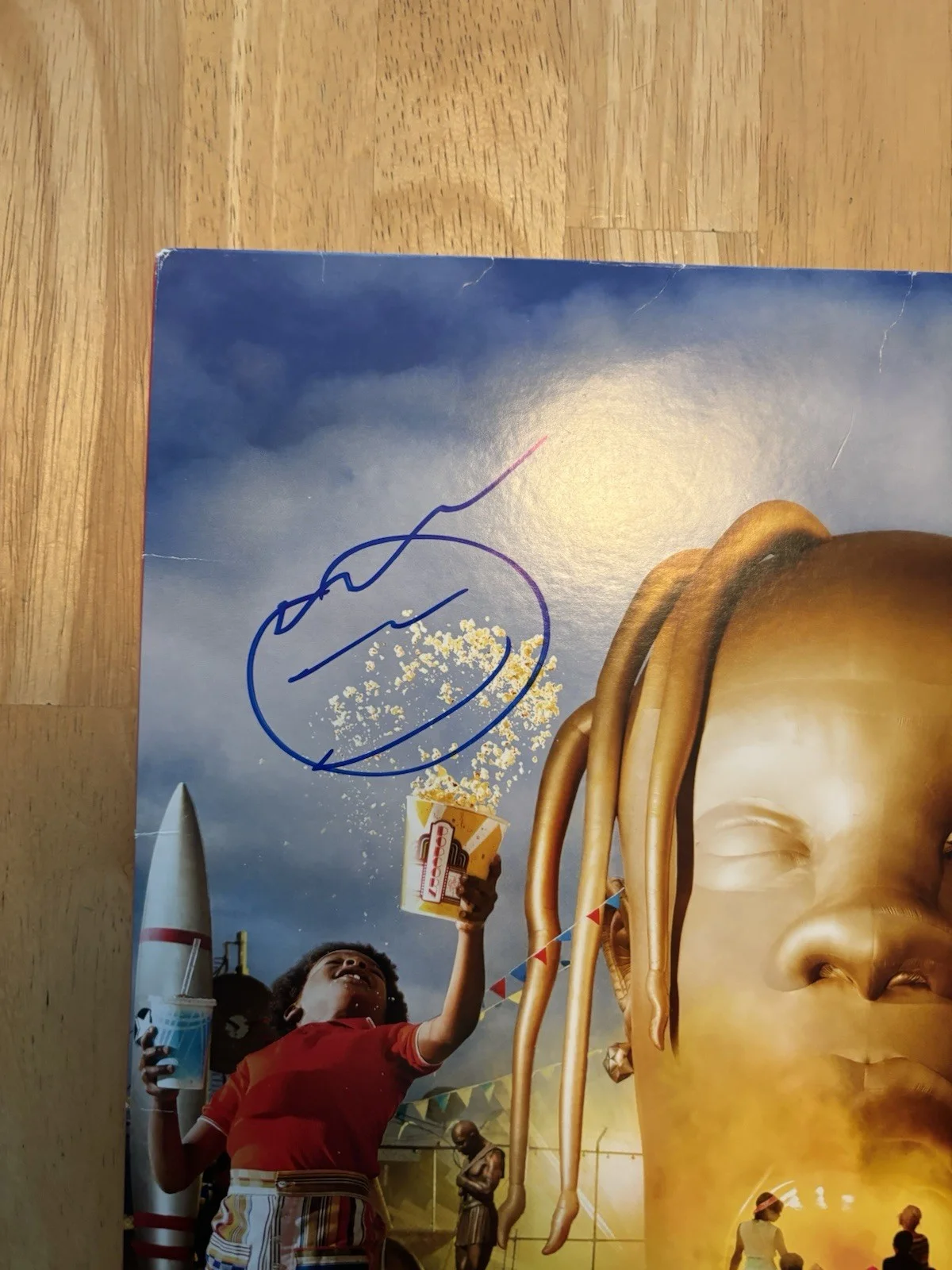Travis Scott Signed Autographed ASTROWORLD Vinyl JSA Loa Cactus Jack, image 3
