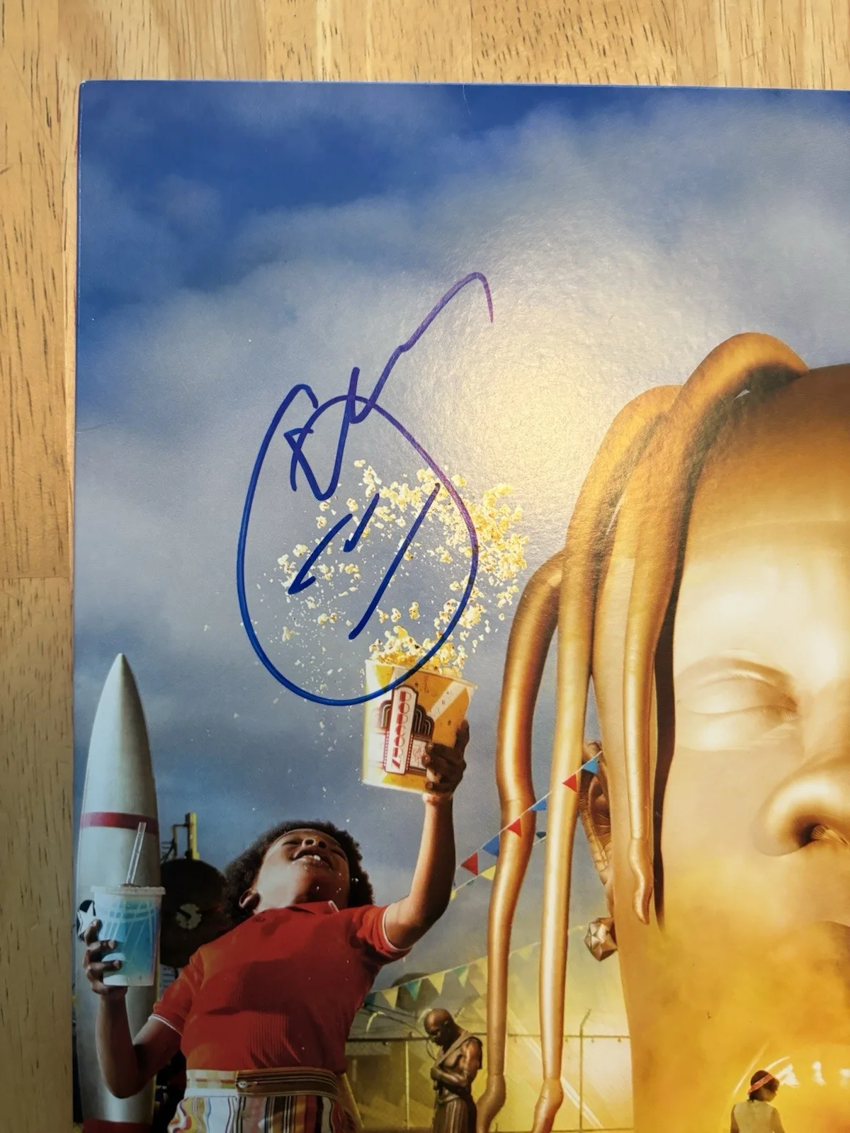 Travis Scott Signed Autographed ASTROWORLD Vinyl JSA Loa Cactus Jack, image 3