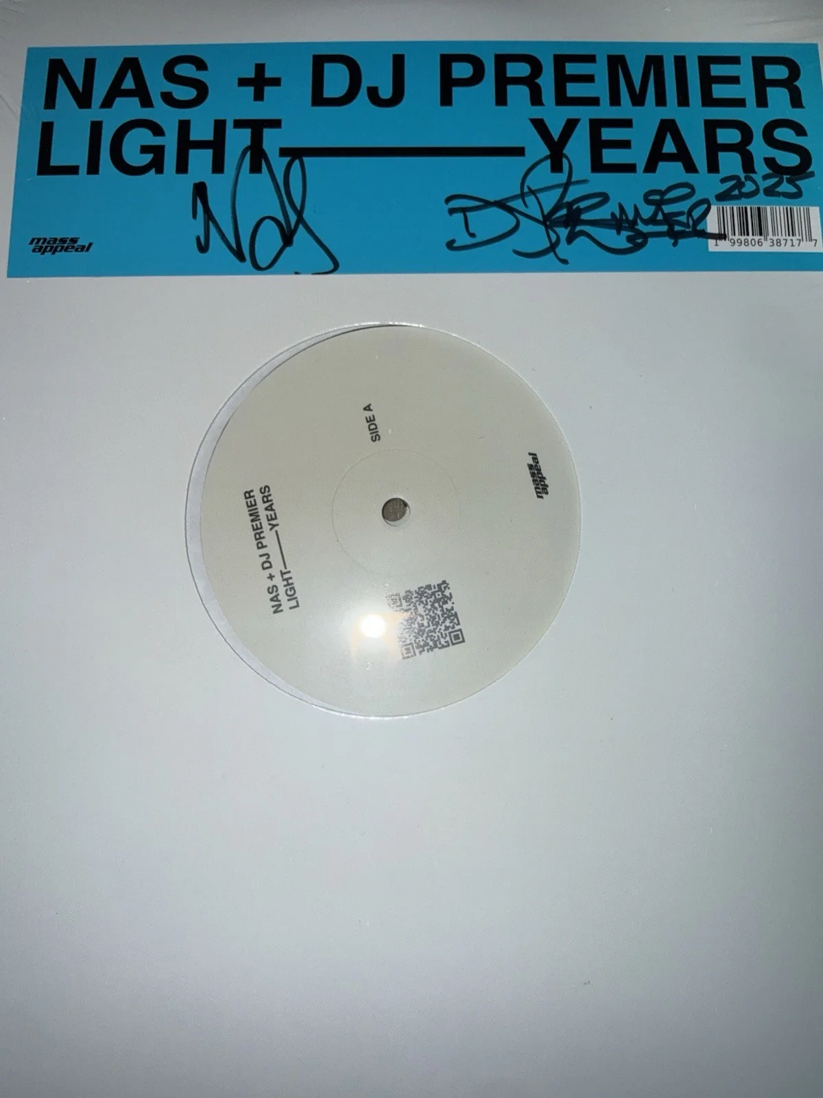 Nas & DJ Premier Light Years Day Ones Edition 2X Signed Vinyl Limited /1000, изображение 2