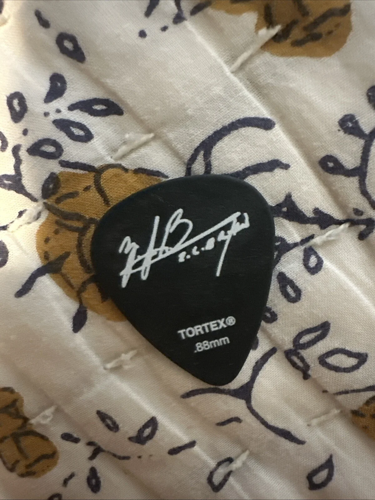 2024 Zach Bryan stage used Guitar Pick!!, image 2