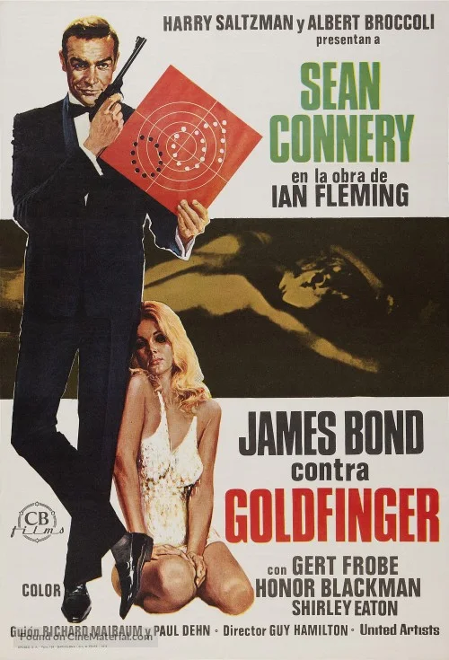 Goldfinger James Bond 35mm Film Cell strip very Rare var_e, image 2