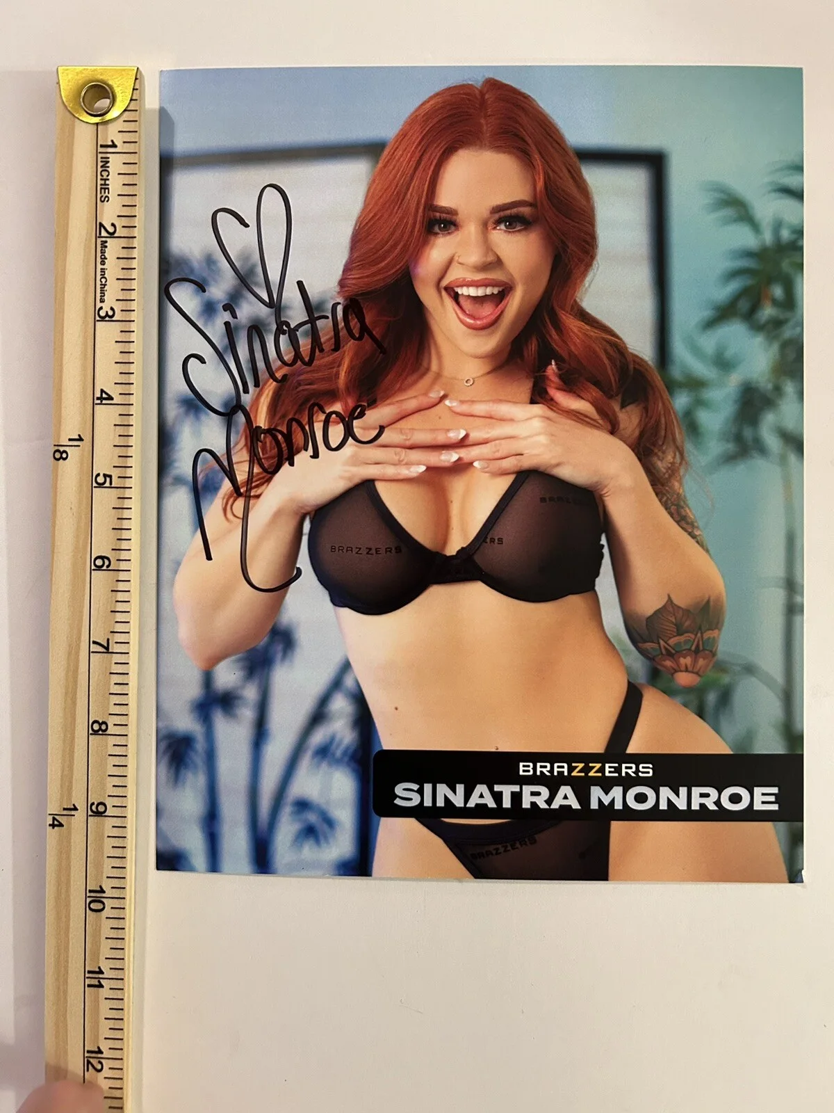 Sinatra Monroe Signed 8x10 Photo Autograph, image 3