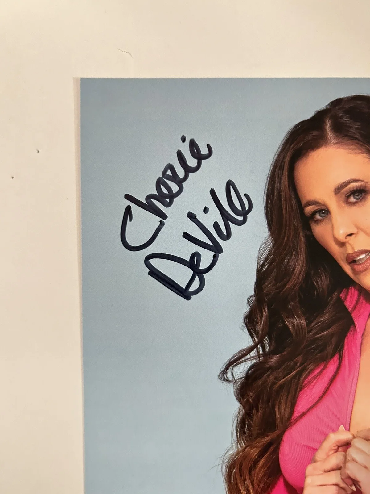 Cherie DeVille — Cherie DeVille Autograph 8x10 Photo Signed Brazzers, image 2
