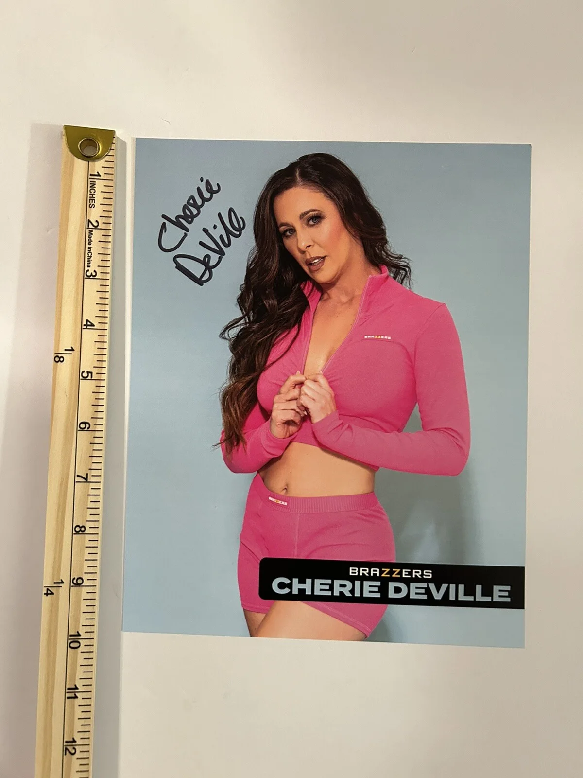 Cherie DeVille — Cherie DeVille Autograph 8x10 Photo Signed Brazzers, image 3
