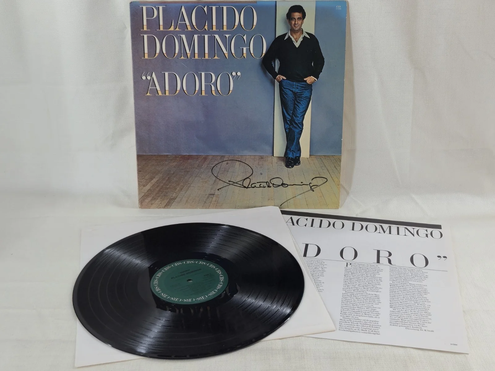 Lot of 6 Placido Domingo Autographed: Adoro, Opera Duets & Domingo Records *Read, изображение 4