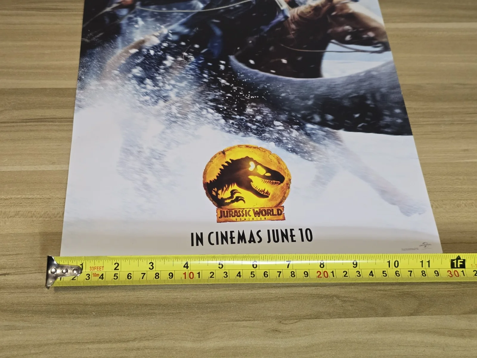 Jurassic World: Dominion. A3 Movie Poster. 4DX. Chris Pratt., изображение 4