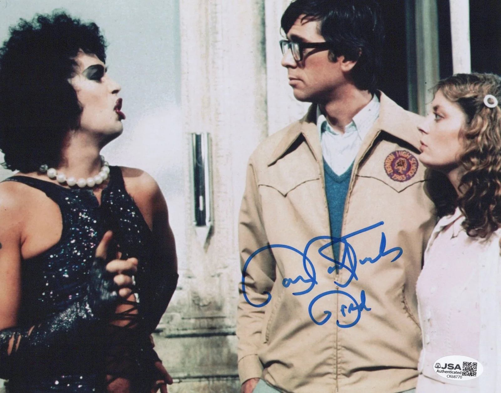 Barry Bostwick — Rocky Horror Picture Show 8x10 photo of Brad signed by Barry Bostwick JSA COA