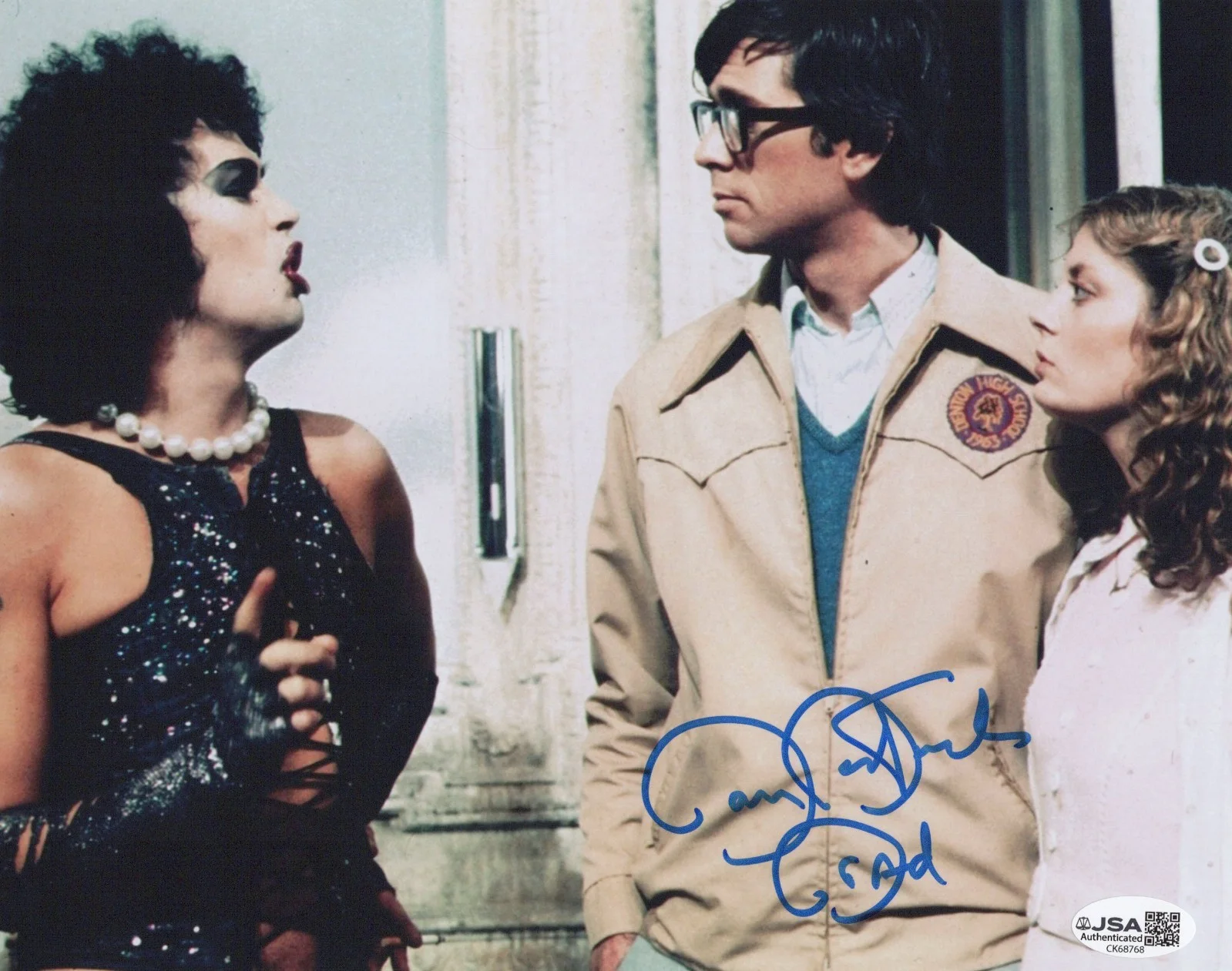 Barry Bostwick — Rocky Horror Picture Show 8x10 photo of Brad signed by Barry Bostwick JSA COA