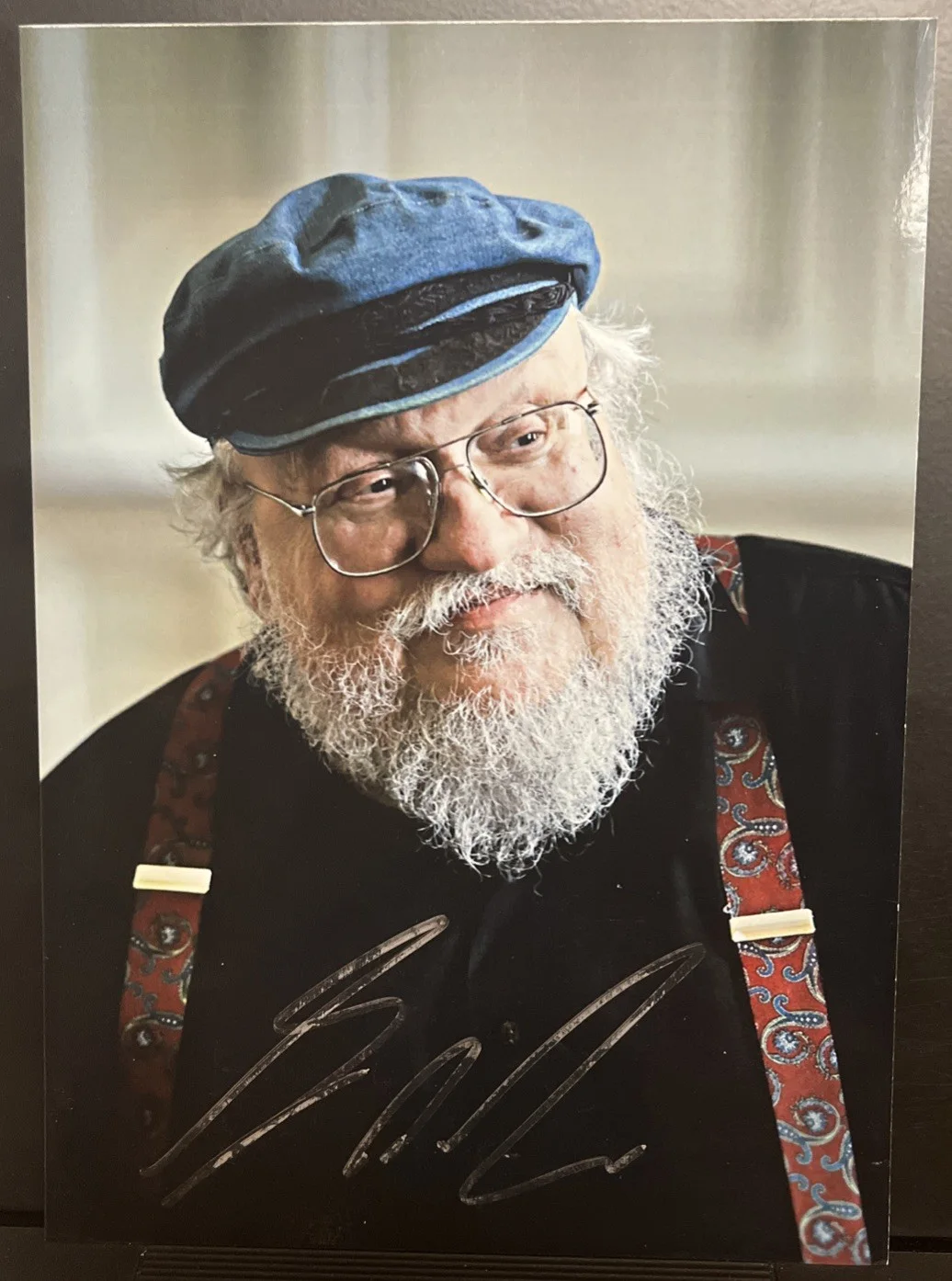 George R.R. Martin — George R.R. Martin Game of Thrones Autographed Signed 5x7 Photo