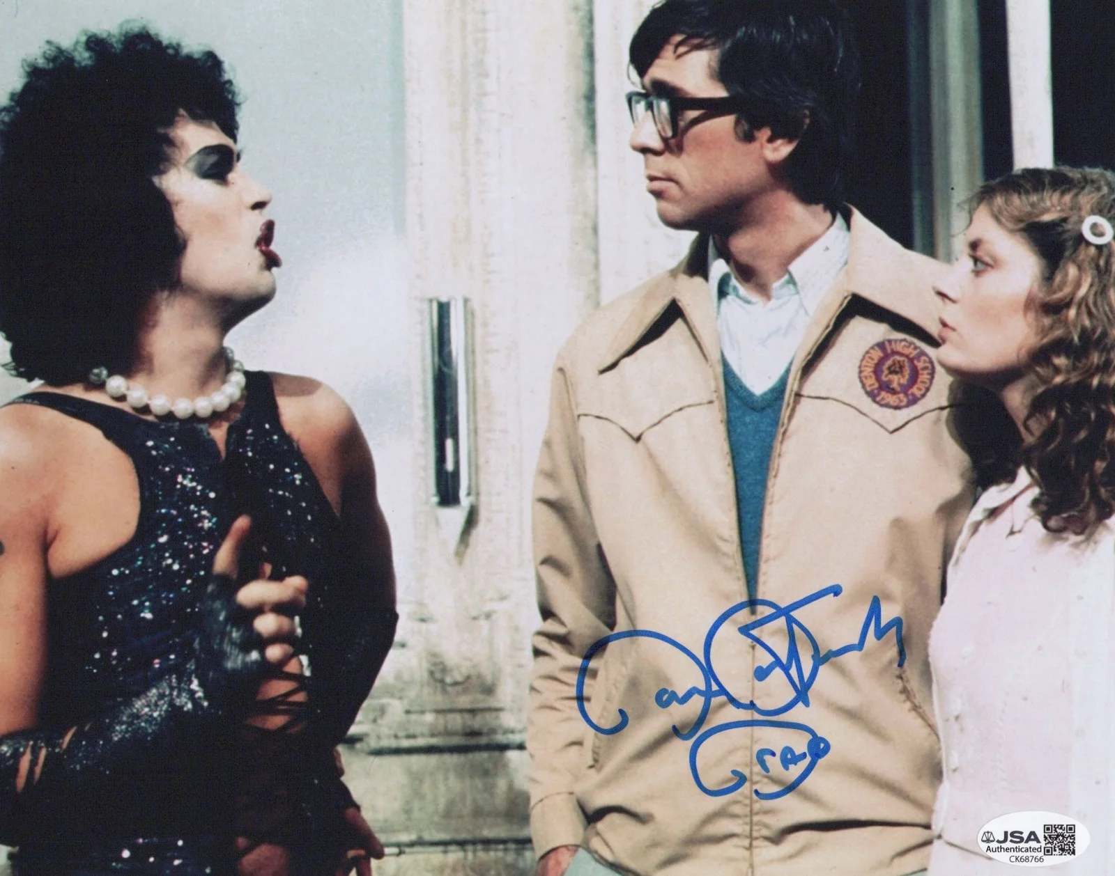 Barry Bostwick — Rocky Horror Picture Show 8x10 photo of Brad signed by Barry Bostwick JSA COA