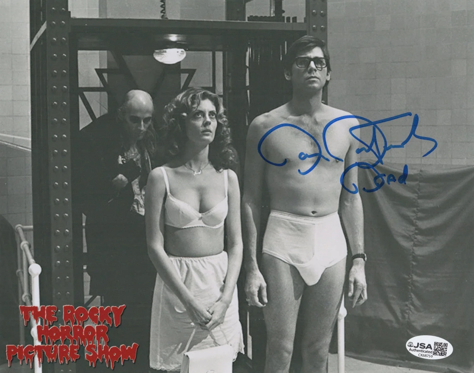 Barry Bostwick — Rocky Horror Picture Show 8x10 photo of Brad signed by Barry Bostwick JSA COA