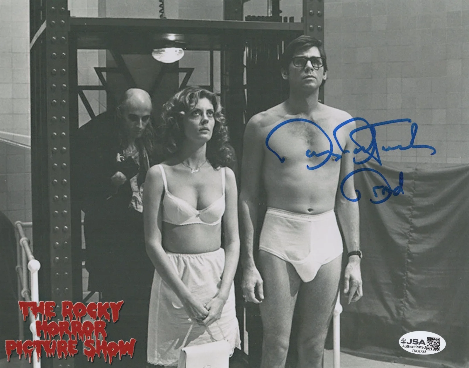 Barry Bostwick — Rocky Horror Picture Show 8x10 photo of Brad signed by Barry Bostwick JSA COA