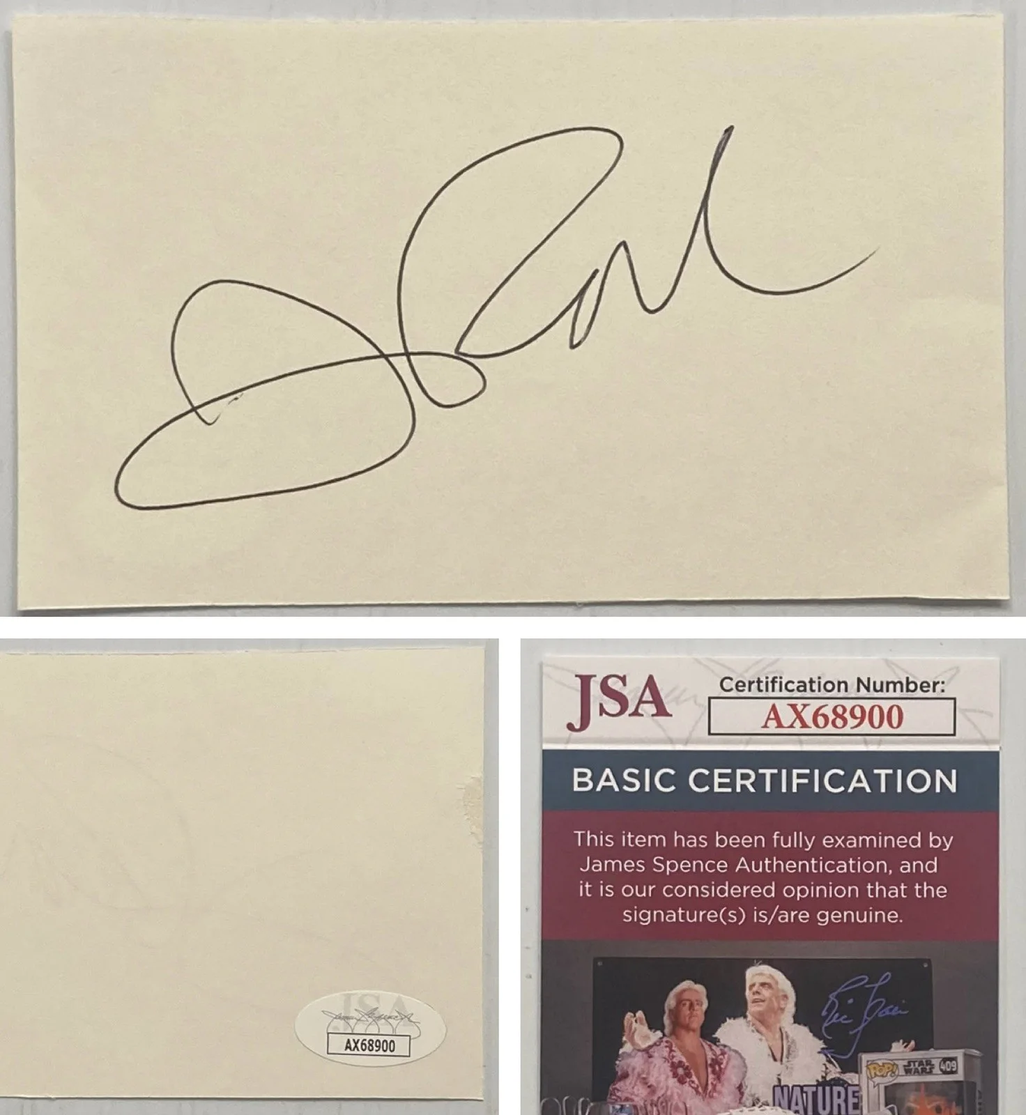 Jake Paul — Boxer Influencer Jake Paul Signed Autograph 3x5 Cut Signature - JSA - FREE S&H!
