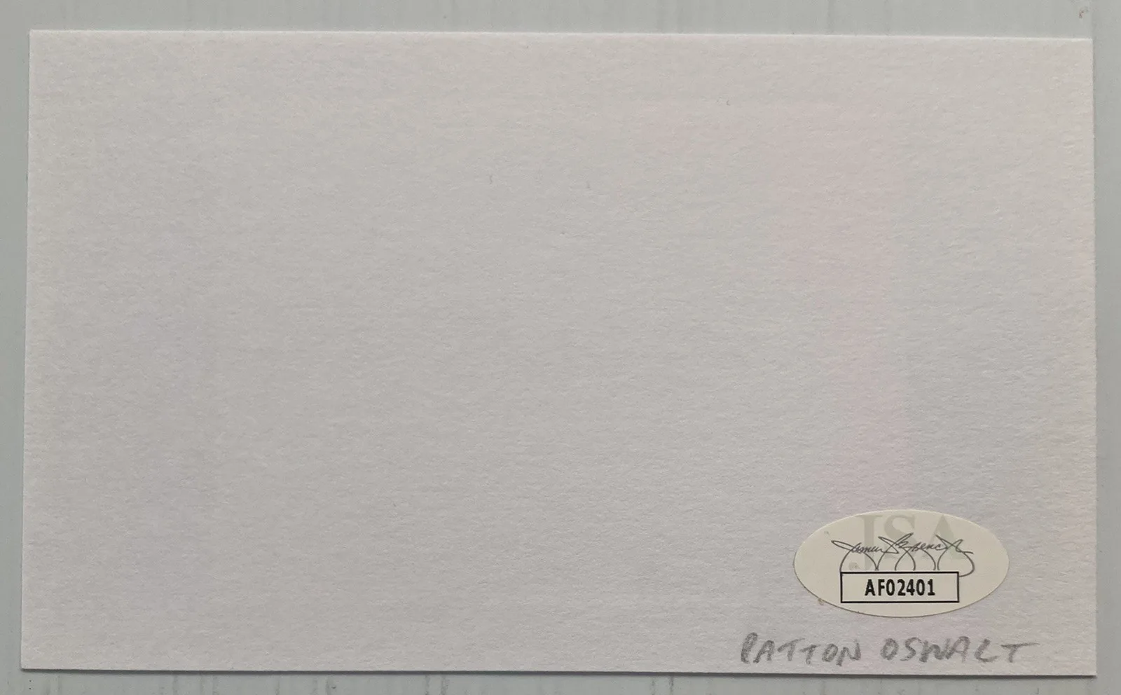 Patton Oswalt — Patton Oswalt Signed Autograph Cut On 3x5 Index Card - JSA Cert - FREE S&H!, изображение 3