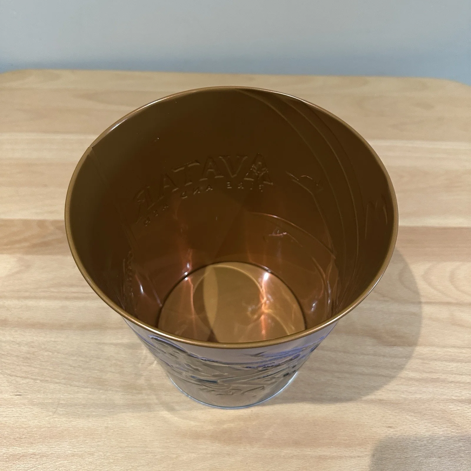 AVATAR-Fire And Ash, 2025 Cinema Exclusive Popcorn Bucket, Embossed, Metal Blue, image 3