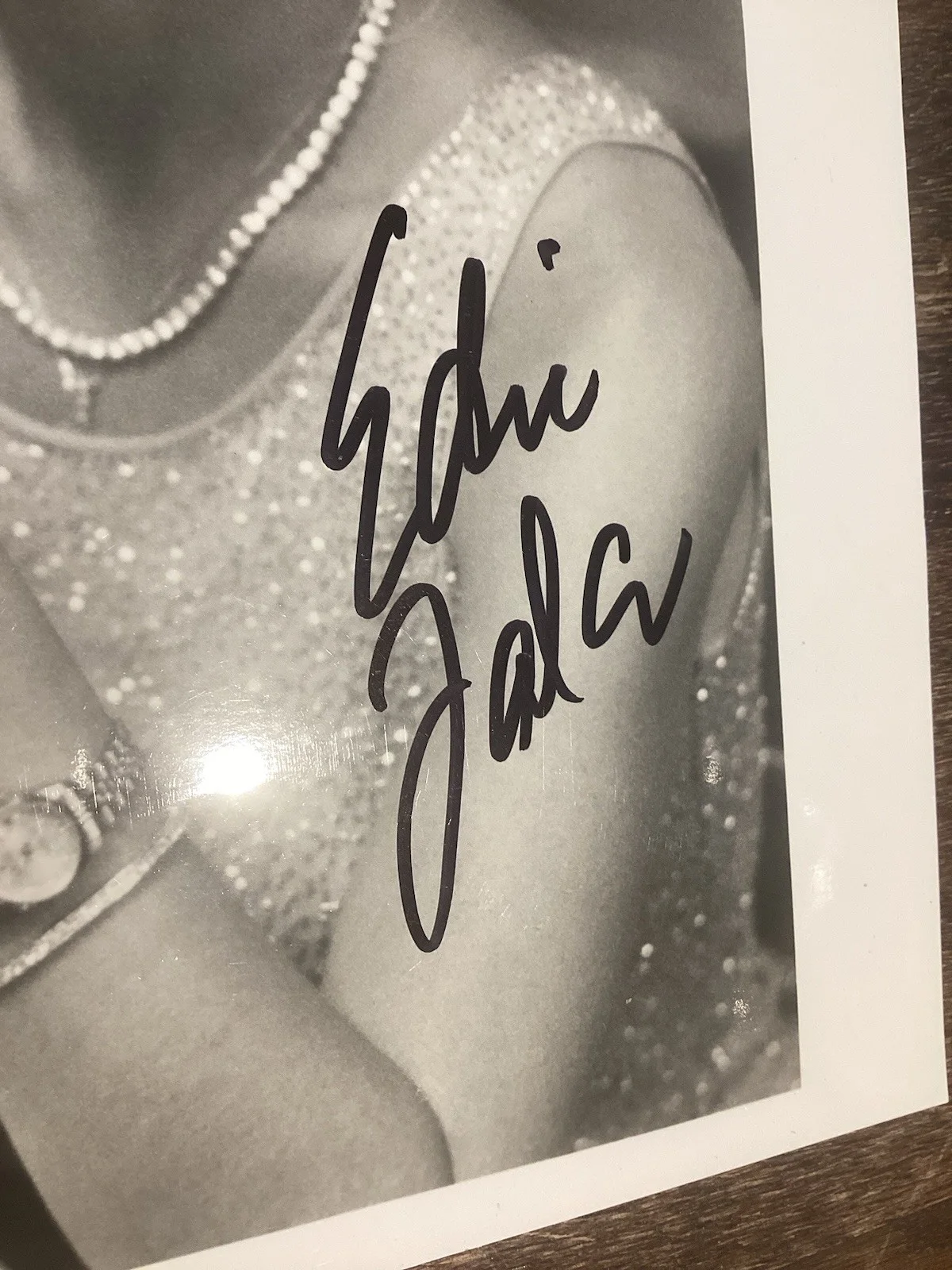 EDIE FALCO Hand Signed 8x10” Original THE SOPRANOS Carmella Photo Autograph, изображение 2