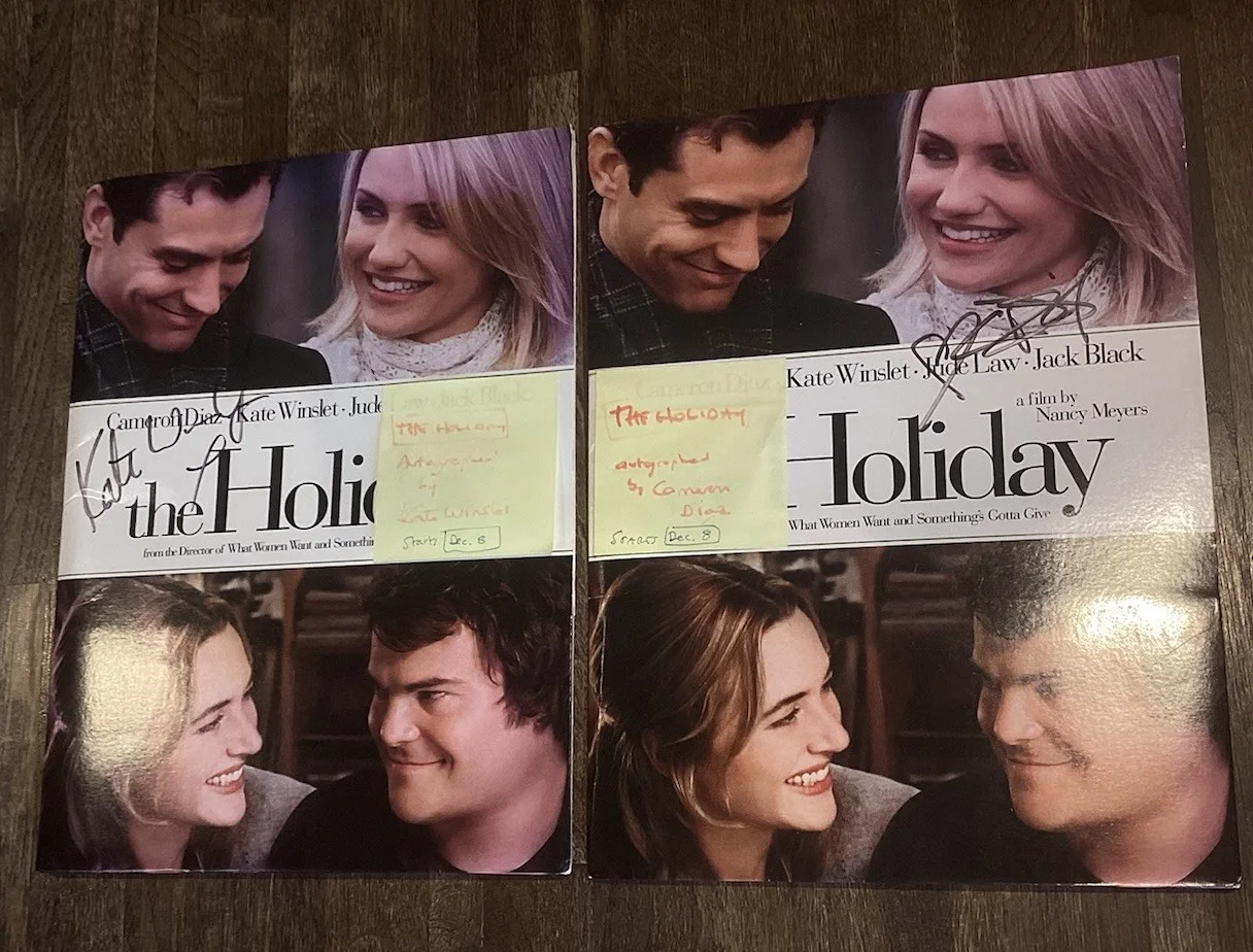 KATE WINSLET & CAMERON DIAZ Hand Signed 2006 The Holiday Original Press Packs, изображение 4