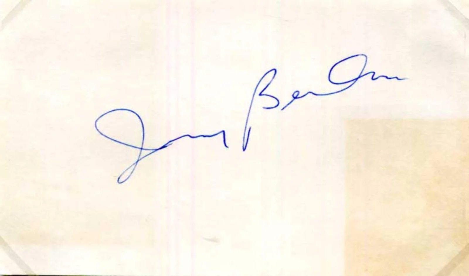 COMPOSER Irving Berlin autograph, signed album page & mounted, image 2