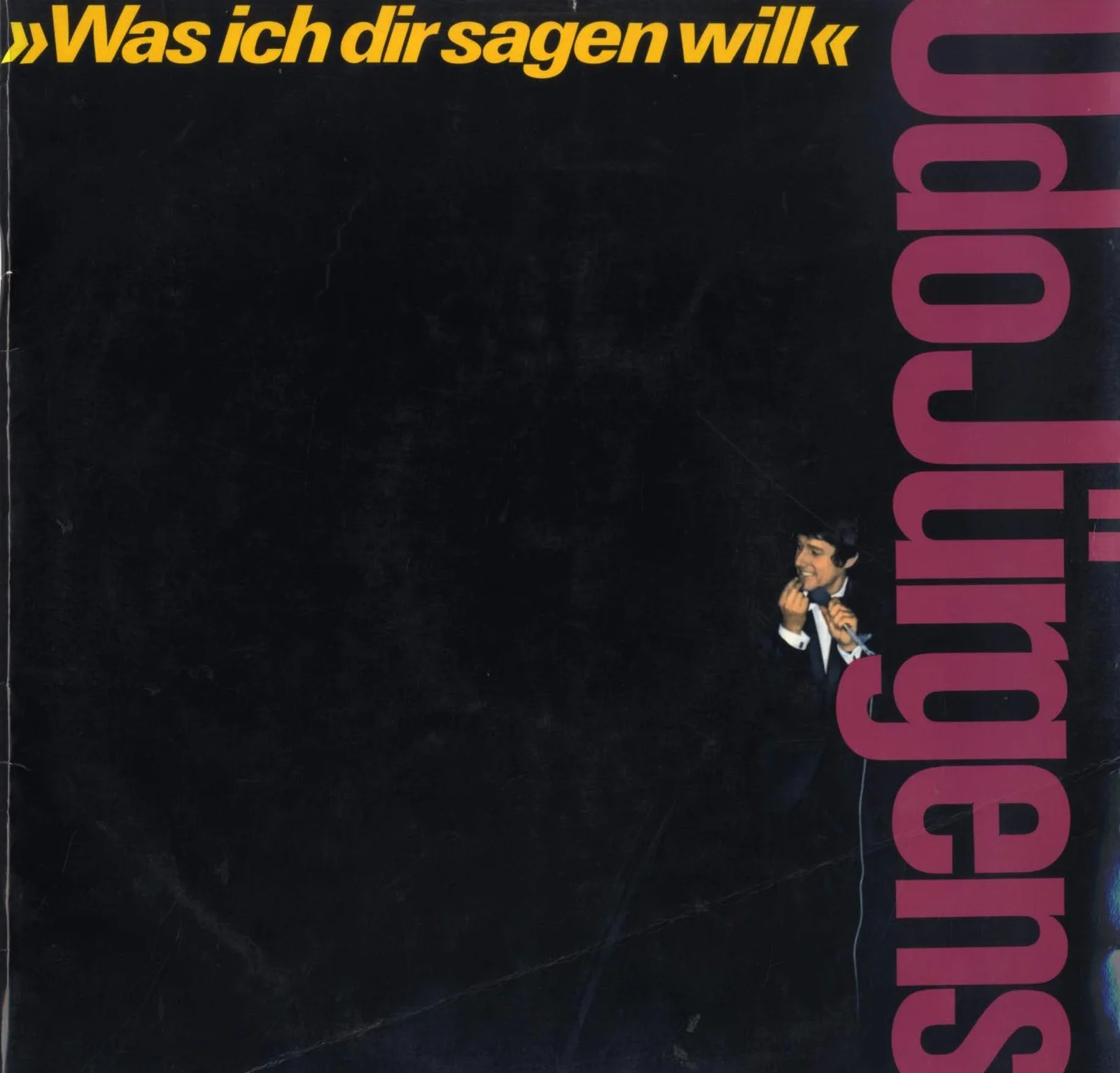 SINGER Udo Jürgens autograph, IP signed vinyl record cover, image 2