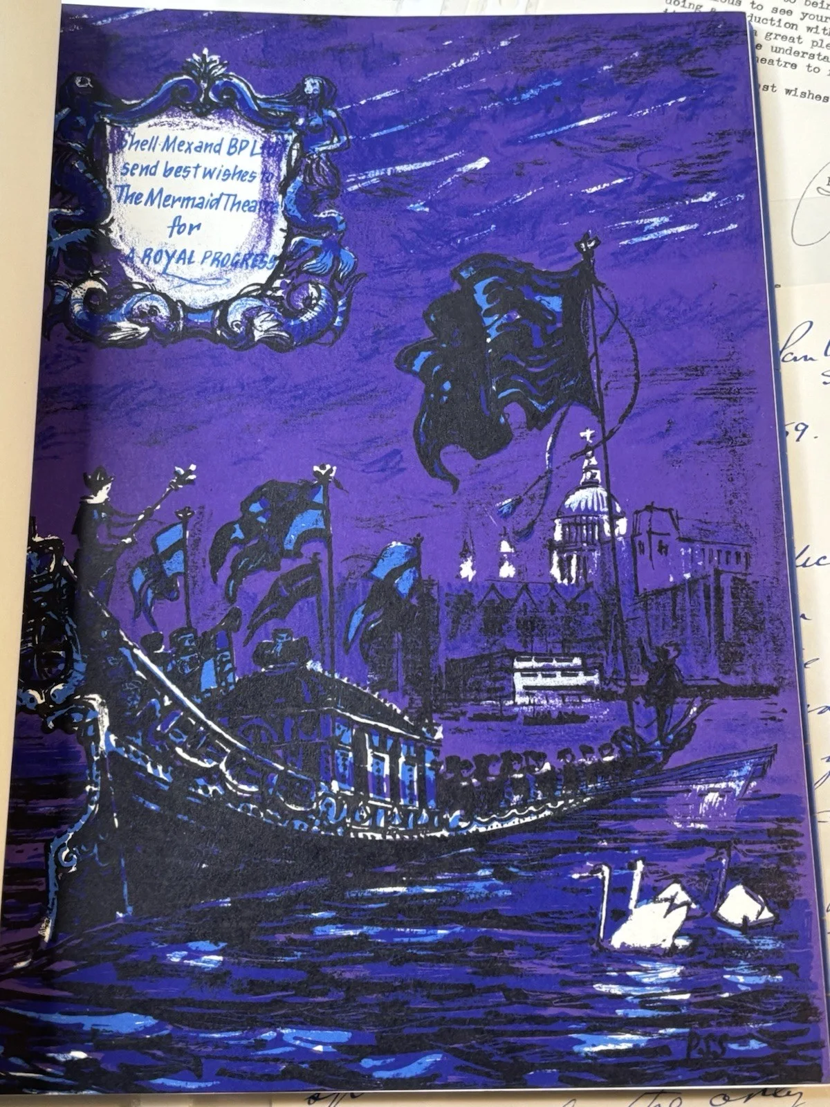 Bernard Miles Mermaid Theatre Review Reproduced Autographed Letters Monroe Dors, image 4