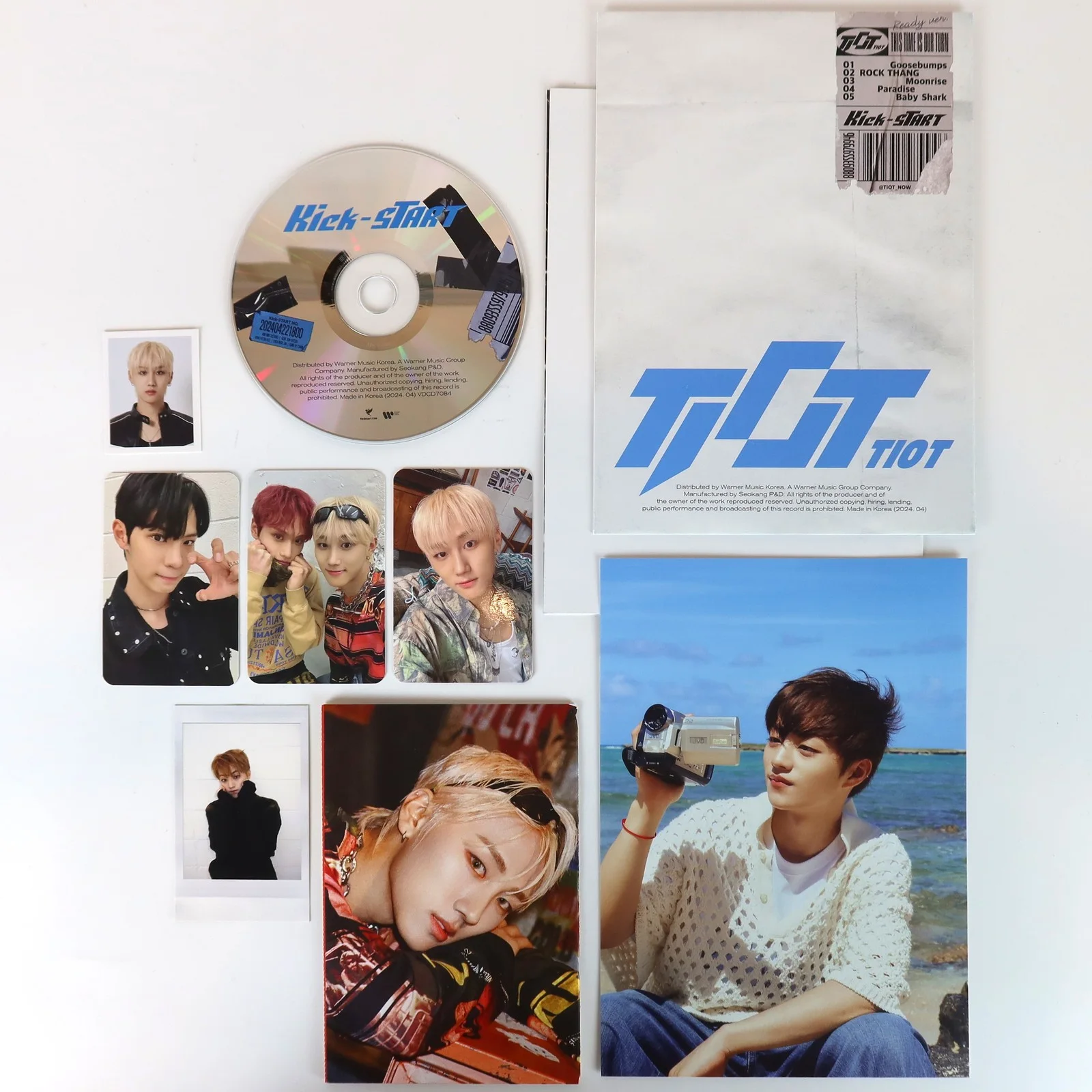 Tiot – Kick-Start [Ready Ver.] Signed Autographed Album CD Promo 2024 K-Pop, image 3