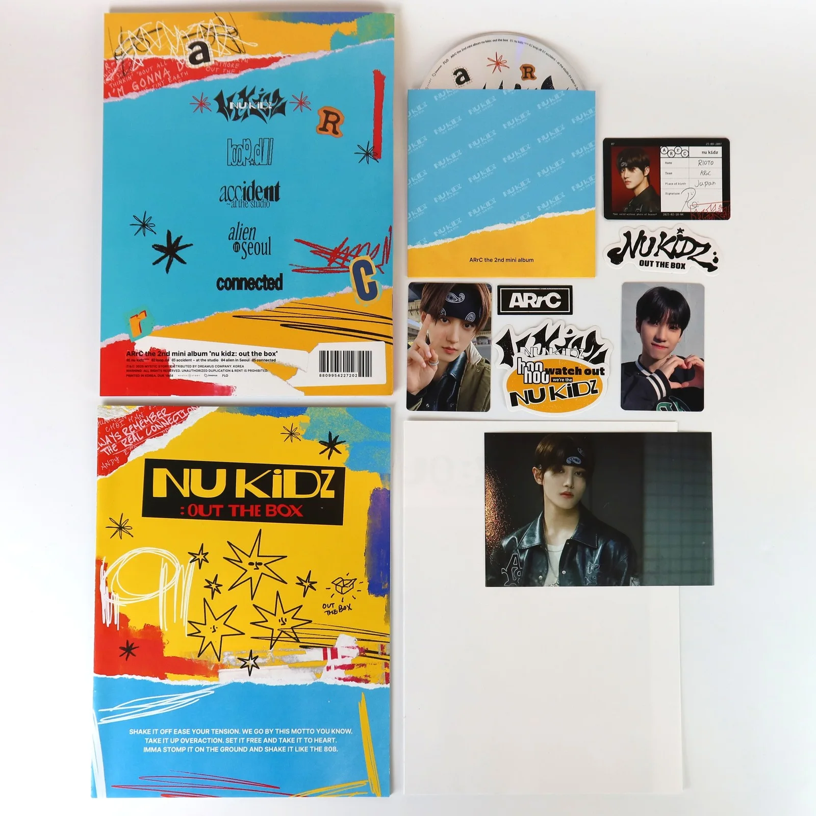 ARrC - nu kidz: out the box 2nd Mini Album Signed CD Promo K-Pop 2025, изображение 2