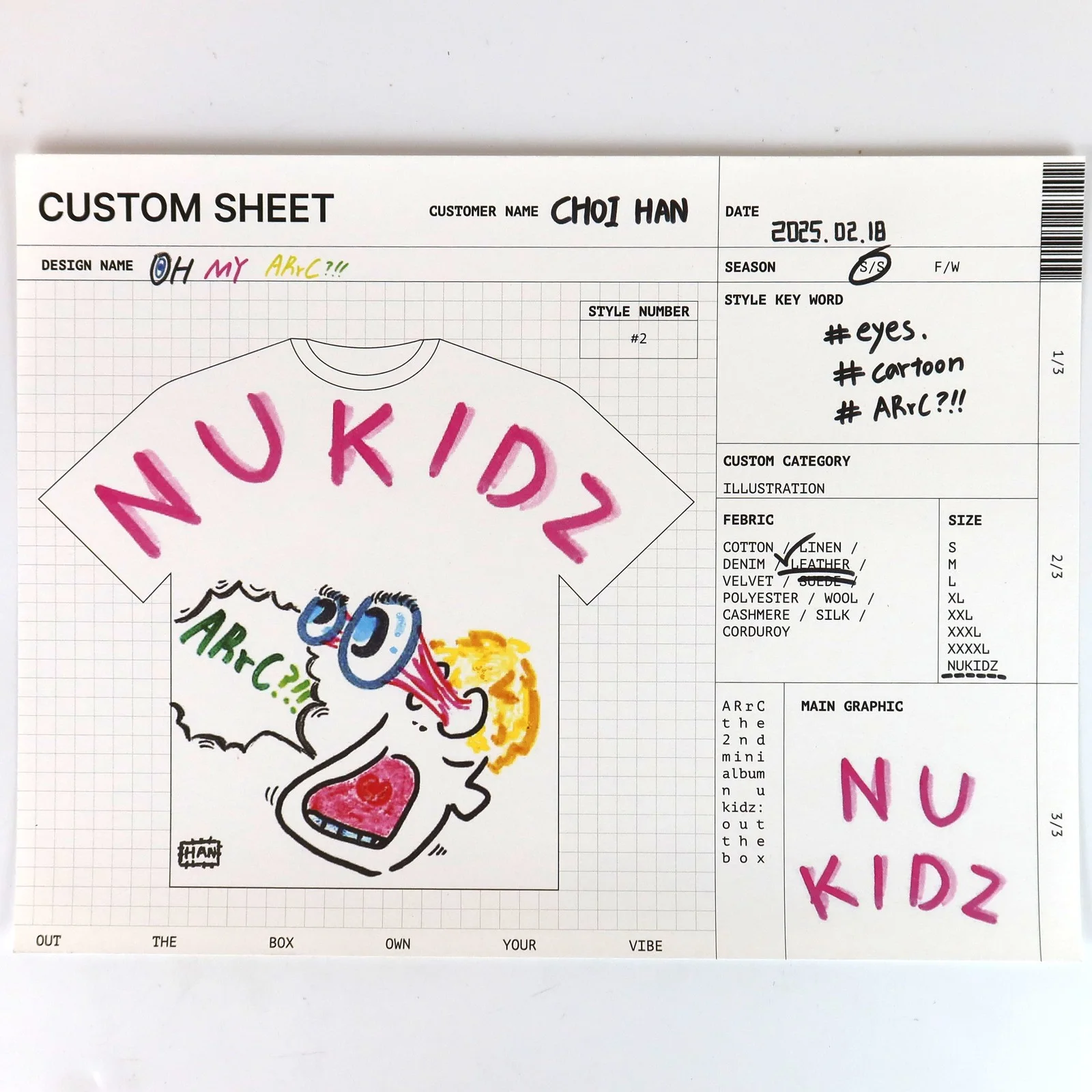 ARrC - nu kidz: out the box 2nd Mini Album Signed CD Promo K-Pop 2025, изображение 4