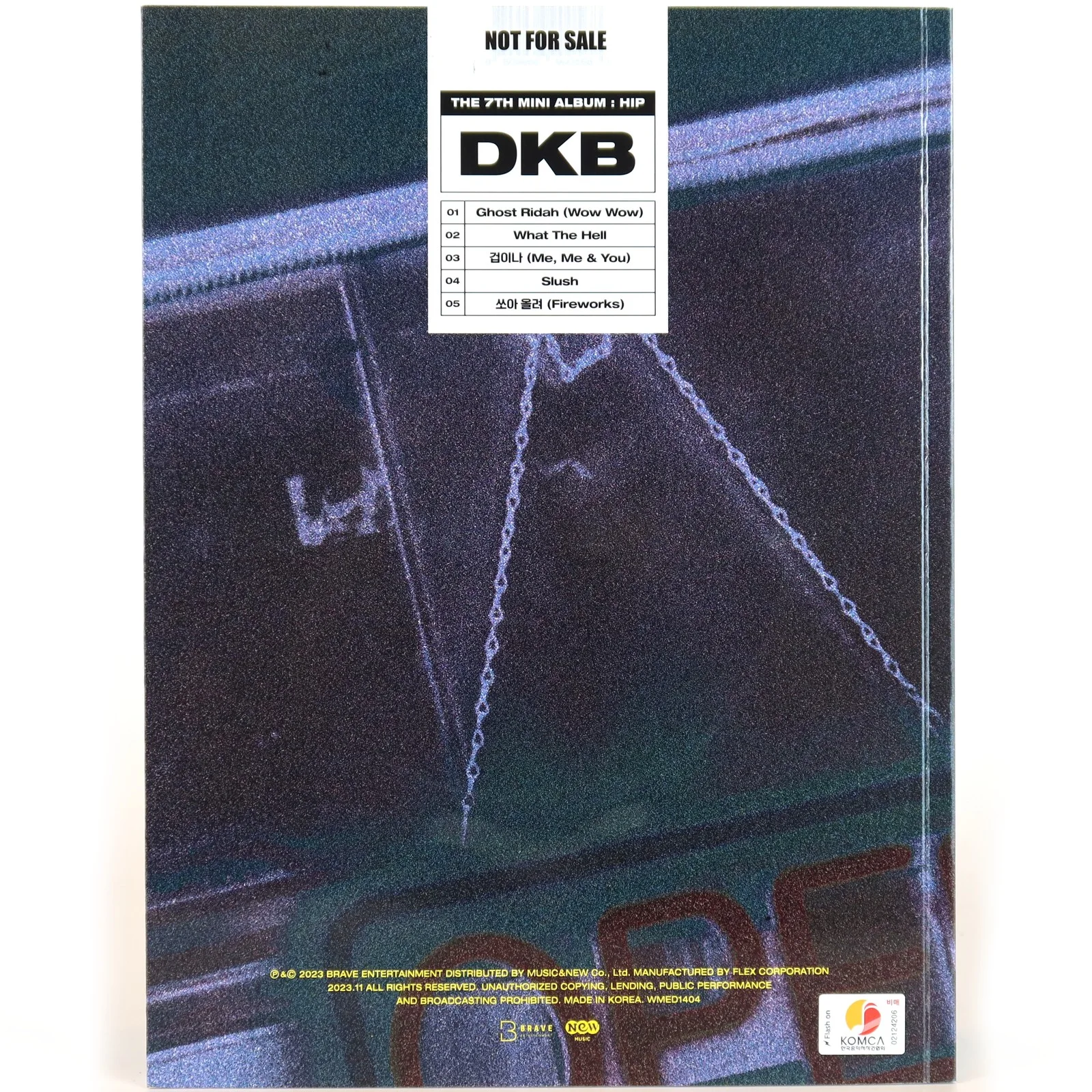 DKB - Hip [High Ver.] 7th Mini Album Signed CD Promo 2023 K-Pop, изображение 3