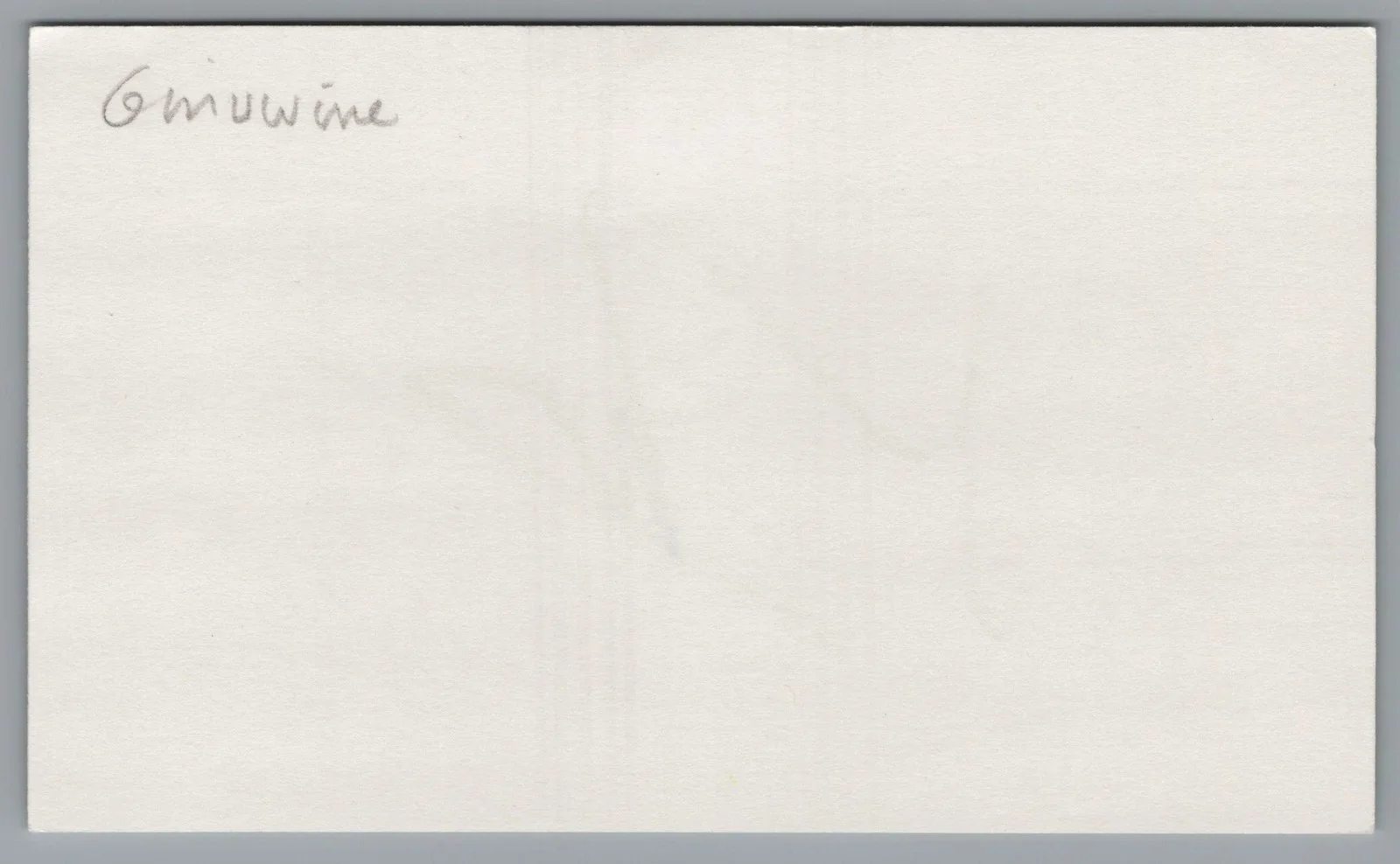 Ginuwine — Ginuwine Signed 3x5 Index Card Autographed, image 2