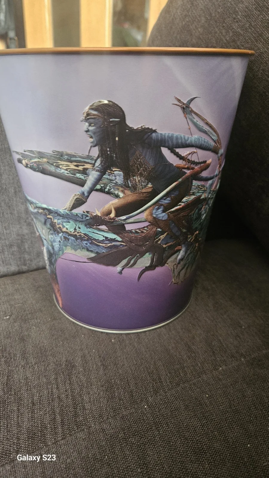 Avatar Fire and Ash 2025 Tin Popcorn Bucket 130oz / Theater Cinema Collectible, изображение 3