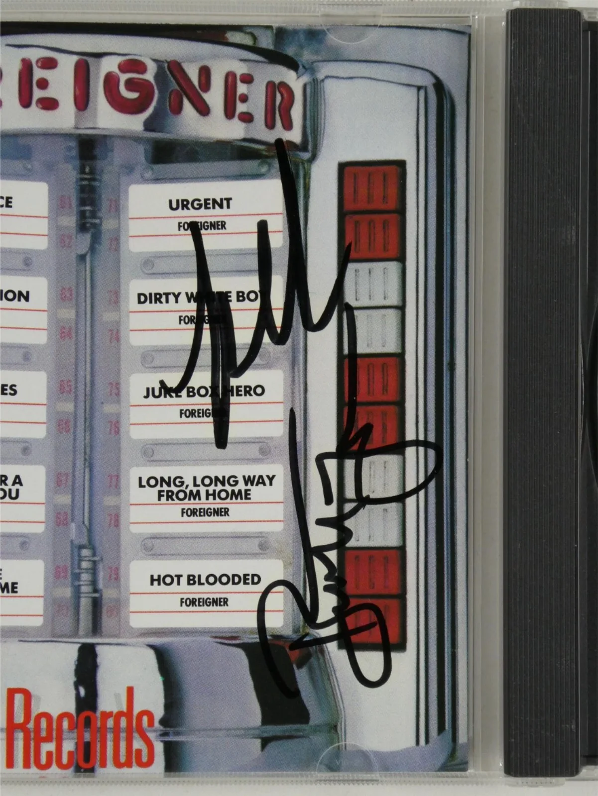 Bruce Turgon Mark Schulman Signed Foreigner Records Booklet Autographed, image 2