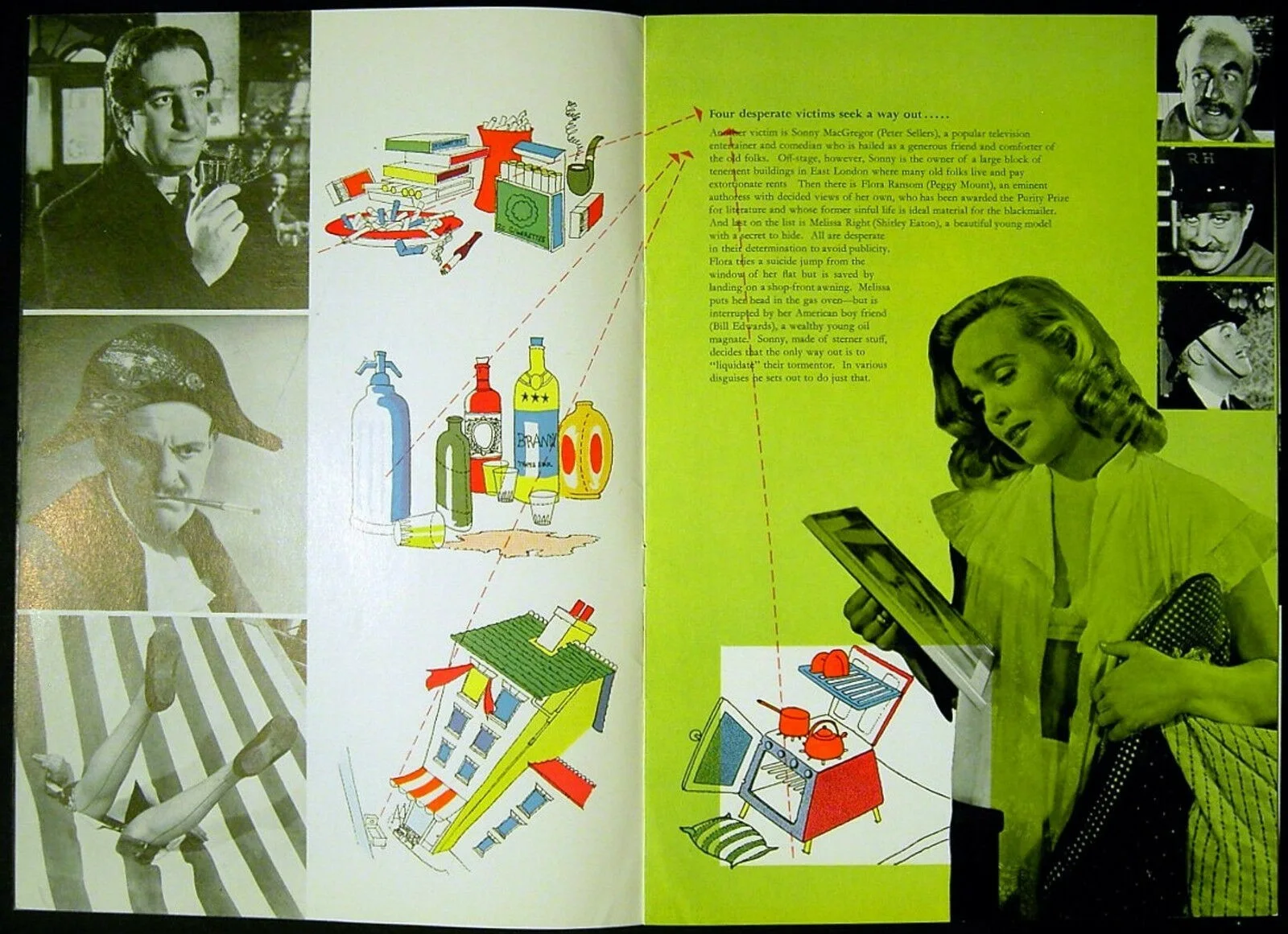 NAKED TRUTH 1957 Terry-Thomas Peter Sellers Dennis Price UK BROCHURE, изображение 3