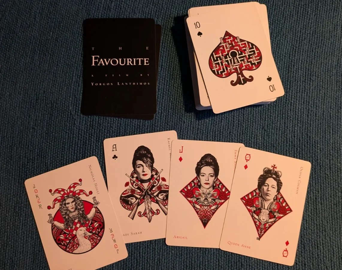 2018 TCF THE FAVOURITE MOVIE/FILM YORGOS LANTHIMOS PLAYING POKER CARDS DECKS, изображение 4